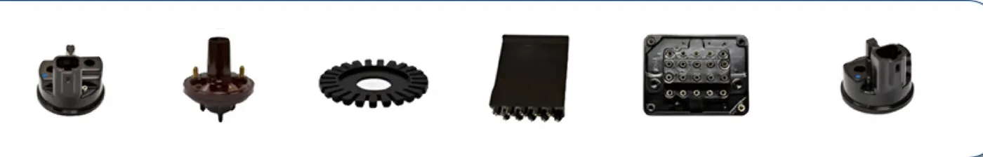 Thermoset compression moulded parts